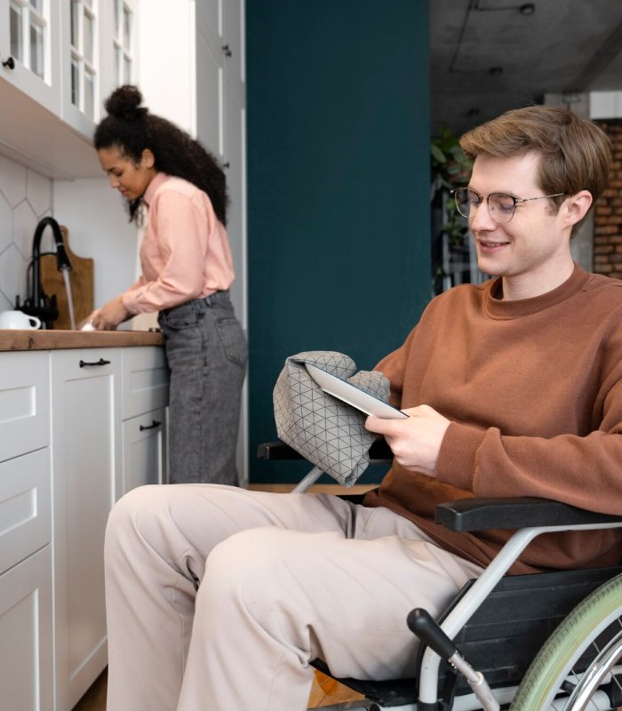 Assistance with daily tasks for disabled
