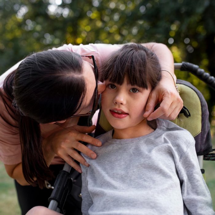 Ndis support for disabled kid in wheelchair